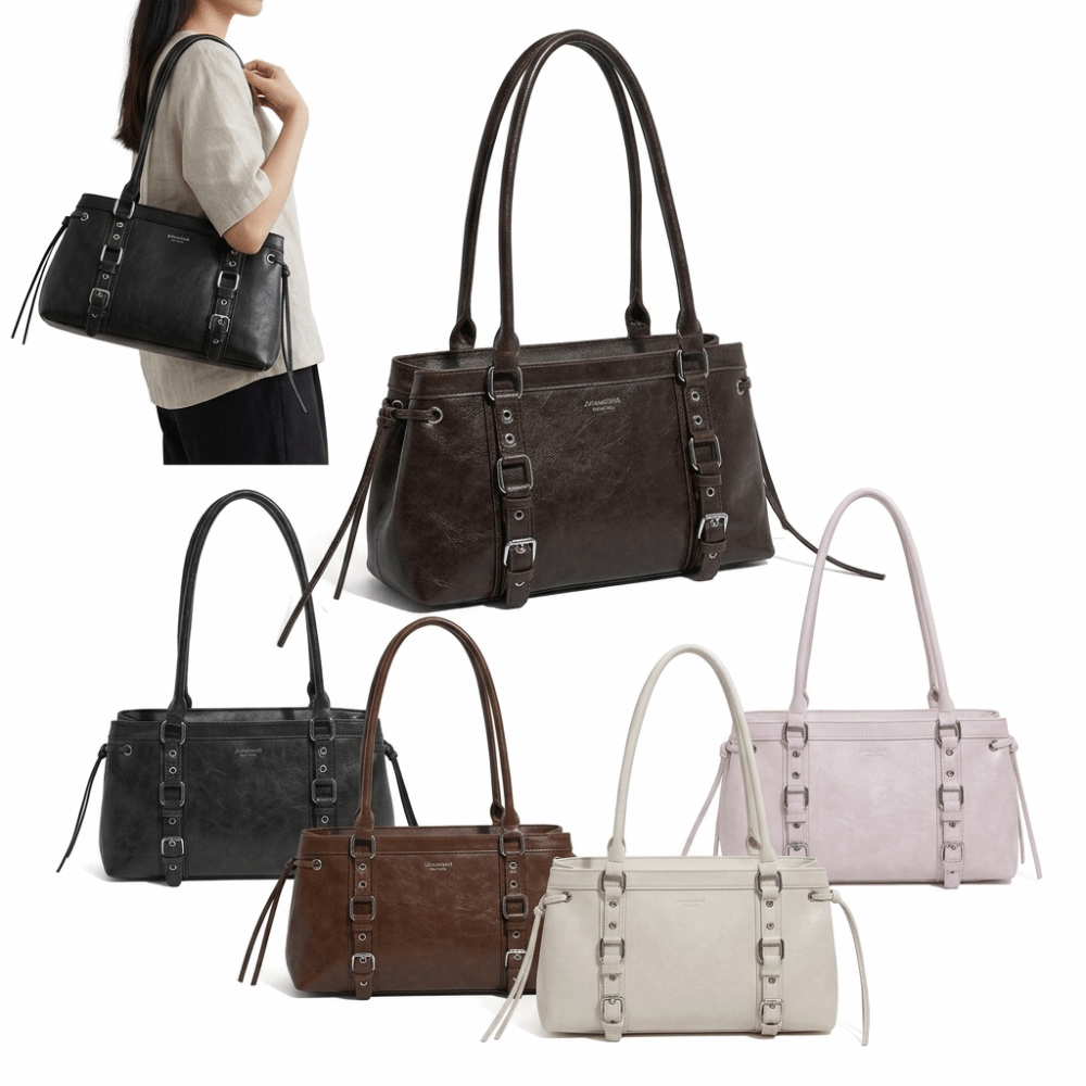 Structured Handbag Top Handle - New Structured Shape Women Handbag Light