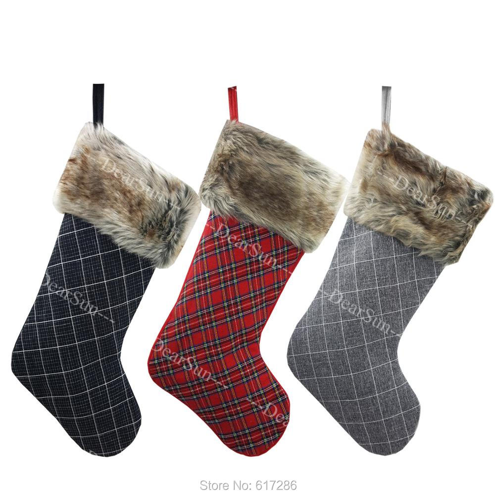 Luxury Bags Sales - 2018 New 3pcs/set Luxurious Christmas Stocking