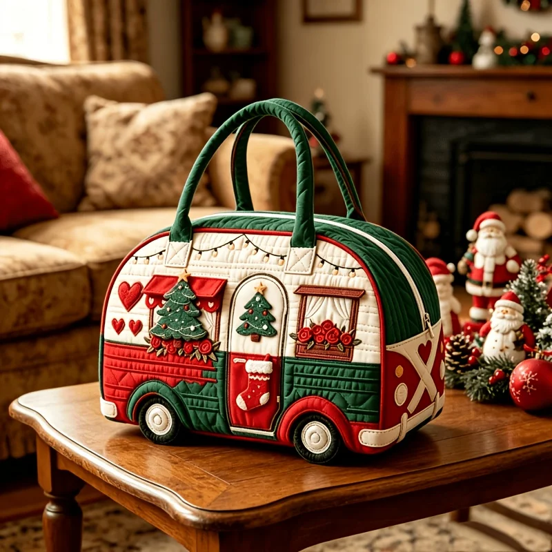 New 9 Styles Bus-Shaped Quilte - Weekender Bag Duffle recension och pris