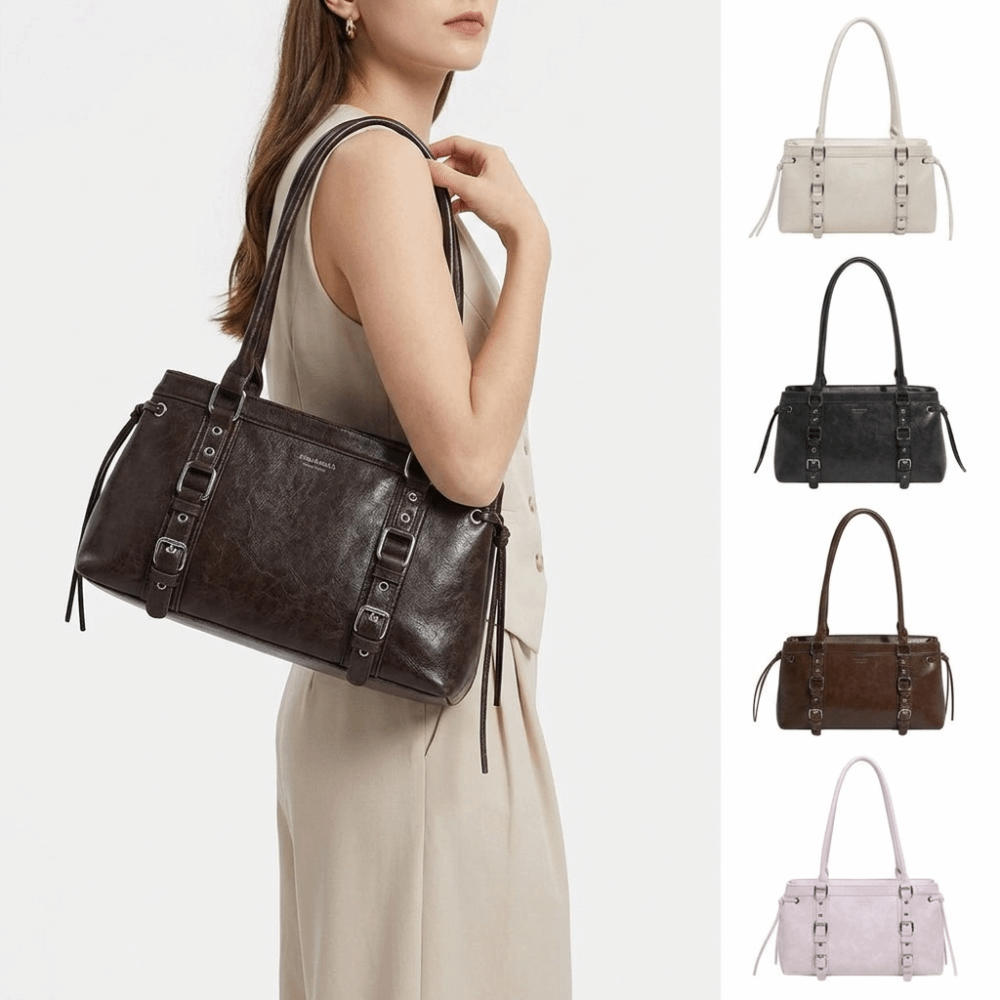 Durable Structured Shape Women - Structured Handbag Top Handle recension och pris
