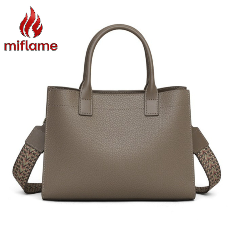 Genuine Leather Satchel Bag fo - Structured Handbag Top Handle recension och pris