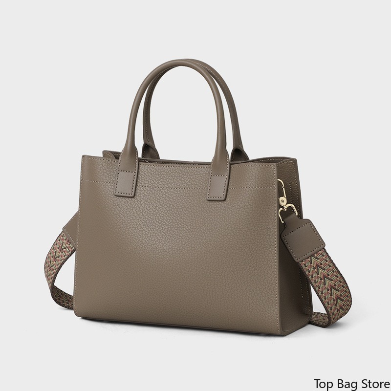 Genuine Leather Satchel Bag fo - Structured Handbag Top Handle recension och pris