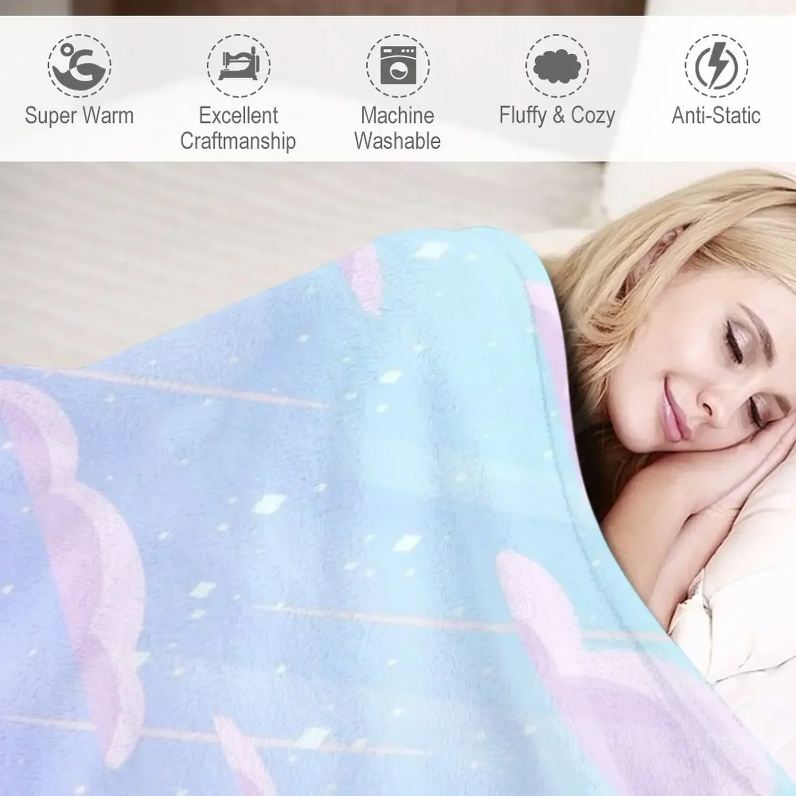 Pastel Heaven Throw Blanket Lu - Luxury Bags Heaven recension och pris