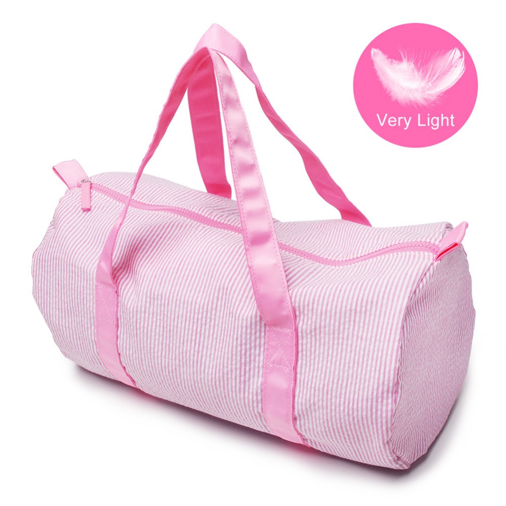 Seersucker Duffle Bag For Kids - Weekender Bag Duffle recension och pris