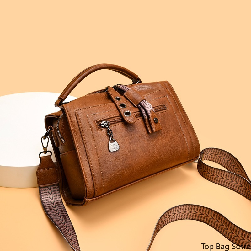 Women's Vintage Convertible Bo - Structured Handbag Top Handle recension och pris