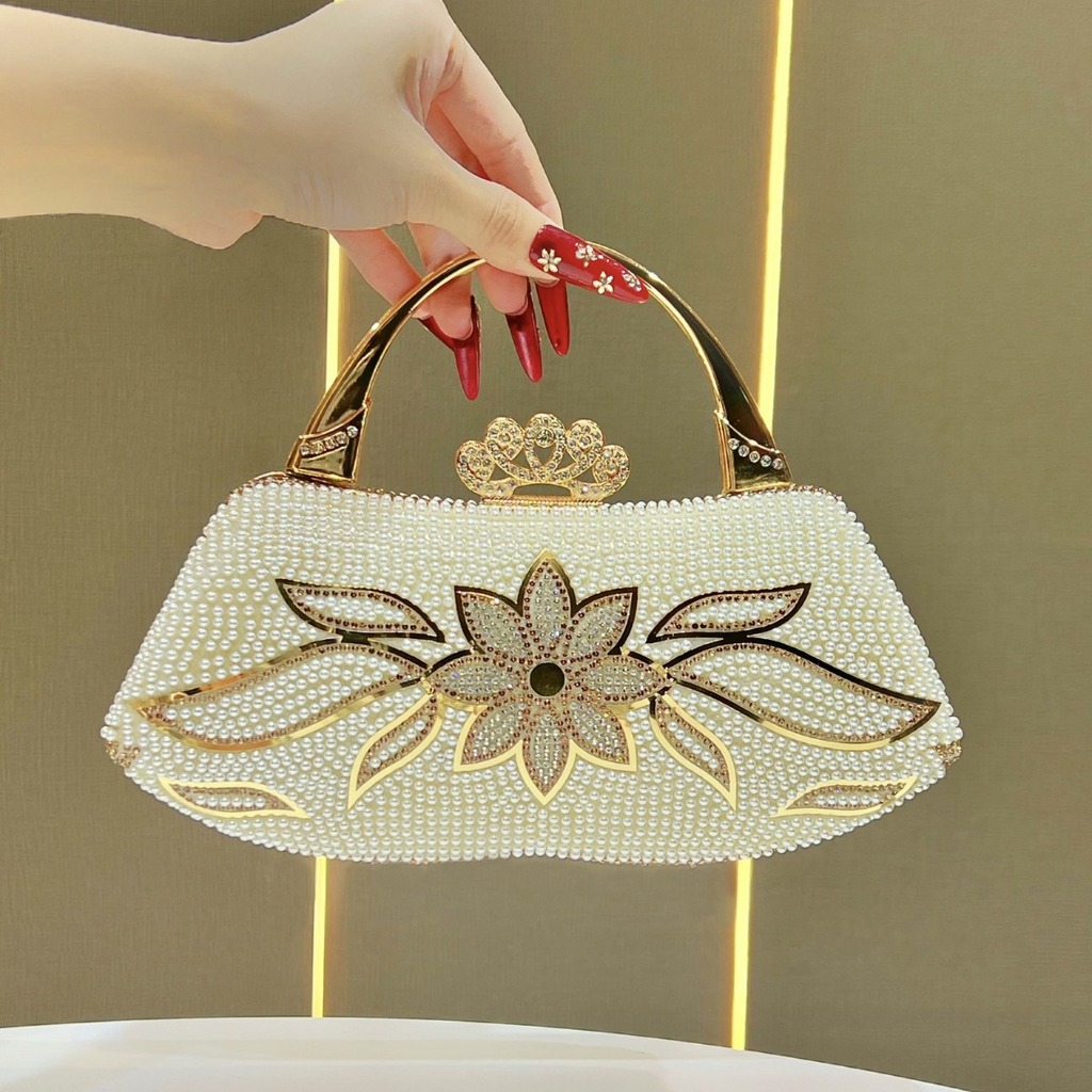 Top Handle Bag Floral Wedding  - Structured Handbag Top Handle recension och pris