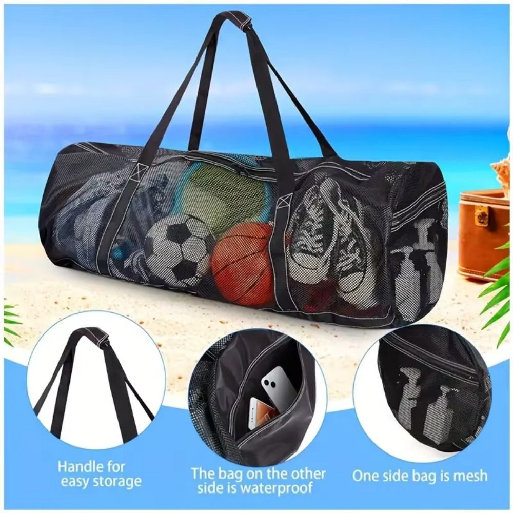 Large Capacity Mesh Diving Bag - Weekender Bag Duffle recension och pris