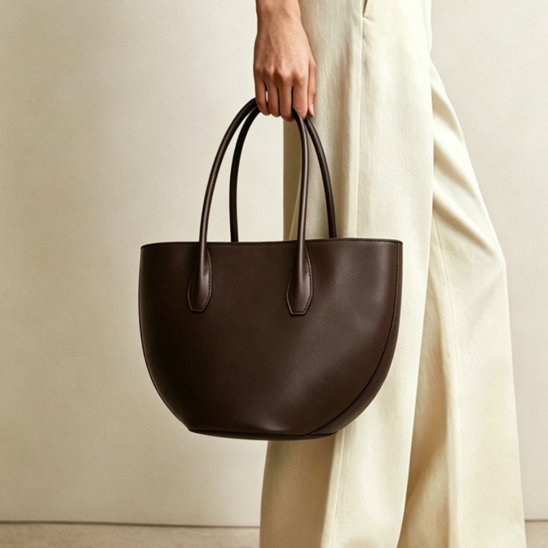 Women's Shoulder Tote Bag Luxu - Structured Handbag Top Handle recension och pris