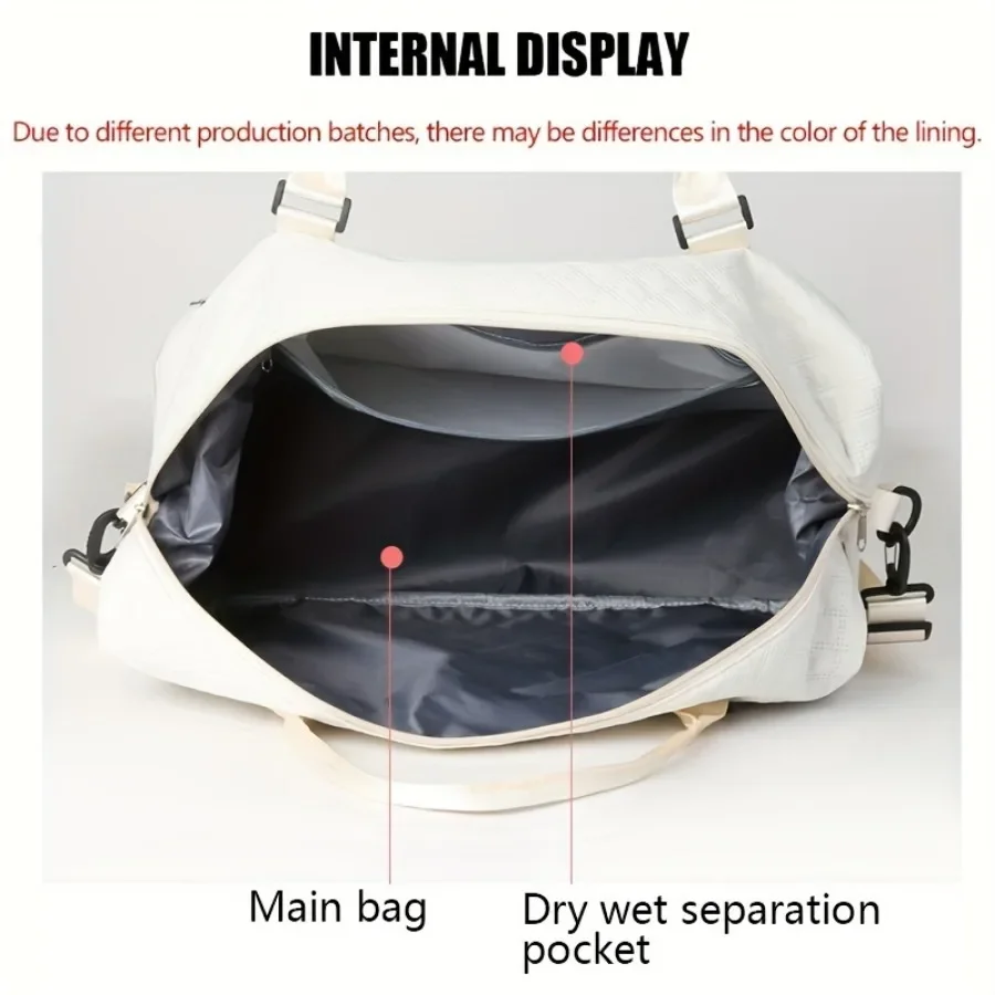 2pcs Set Large Capacity Travel - Weekender Bag Duffle recension och pris