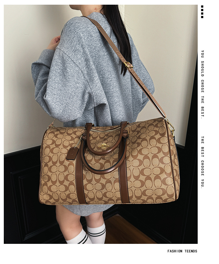 Classic Vintage Monogram Trave - Weekender Bag Duffle recension och pris