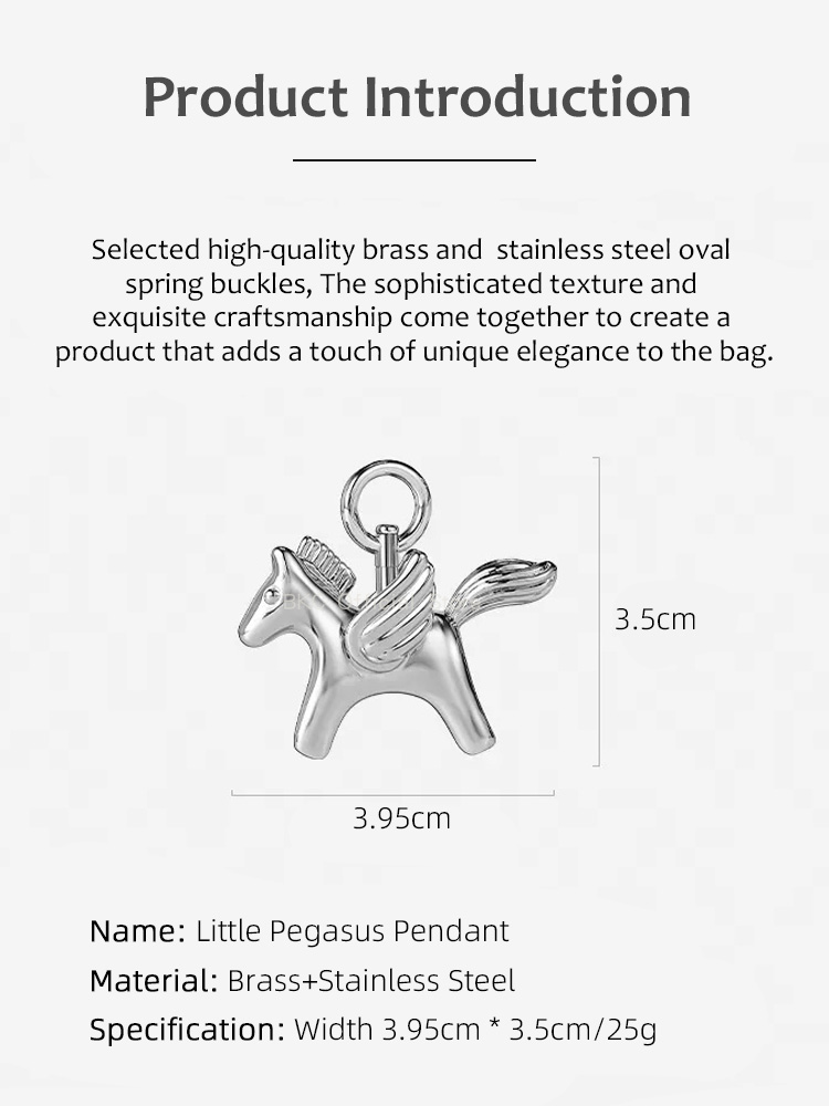 Luxury Brass Pegasus Bag Charm - Luxury Bags Hermes Birkin recension och pris