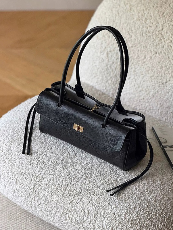 CLAREGQI  2026 New Genuine Lea - Structured Handbag Top Handle recension och pris
